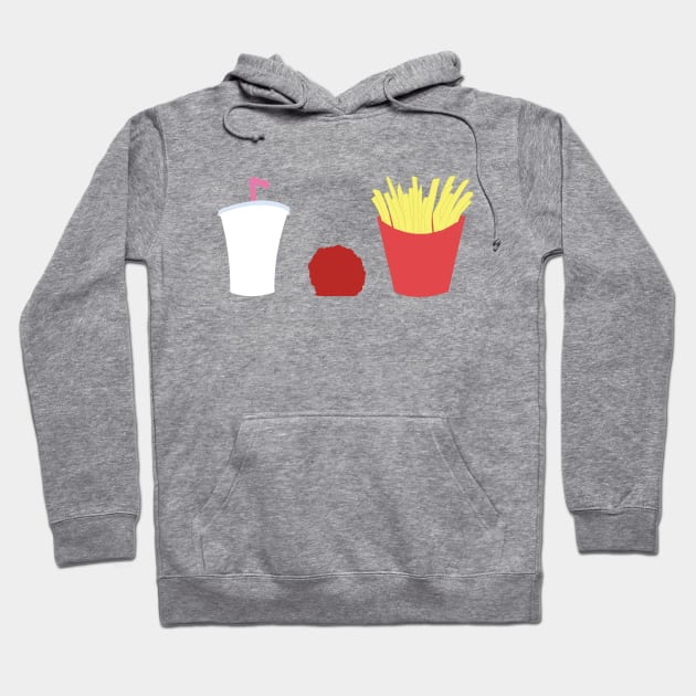 Minimalist Aqua Teen Hunger Force - ATHF Hoodie by Tyler Haddad